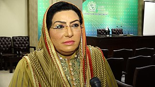 <span class="mw-page-title-main">Firdous Ashiq Awan</span> Pakistani physician and politician, former minister