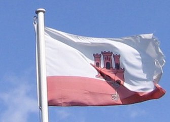 flag on the top of the Upper Rock