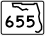 State Road 655 marker