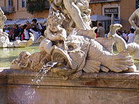 Fontana del Moro - fish