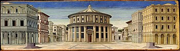 Voorheen Piero della Francesca - Ideale stad - Galleria Nazionale delle Marche Urbino.jpg