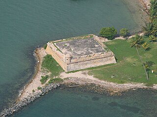 Fortín San Juan de la Cruz Fortress in Palo Seco, Toa Baja, Puerto Rico