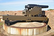 Fort Pulaski National Monument, chatham county, Georgia, U.S. This is an image of a place or building that is listed on the National Register of Historic Places in the United States of America. Its reference number is 66000064.