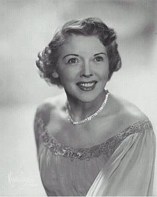 The versatile Fran Allison was heard as a family cousin on Those Websters. Fran Allison.jpg