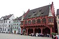 Historisches Kaufhaus von Freiburg im Breisgau im Mai 2009