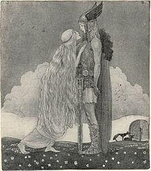 Freyja ve Svipdag - John Bauer.jpg