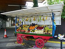 The fruit and veg stall from Bridge Street Market Fruit and veg stall EastEnders.jpg