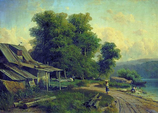 Пейзаж. Вид в Парголове (картина Фёдора Васильева. 1868 год