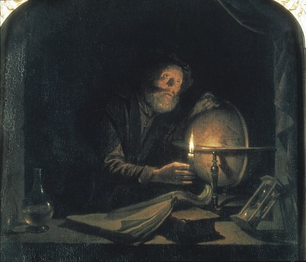 Astronomer, by Gerrit Dou, c. 1650