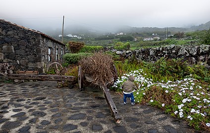 Gabriel at -Pôr-do-Sol- restaurant, Fajãzinha, Flores, Azores, Portugal