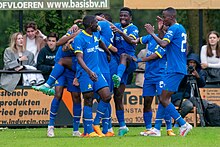 Mamelodi Sundowns FC in a friendly game against Go Ahead Eagles in 2023. Go Ahead Eagles - Mamelodi Sundowns FC - 53065960366.jpg