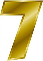 Gold - number 7