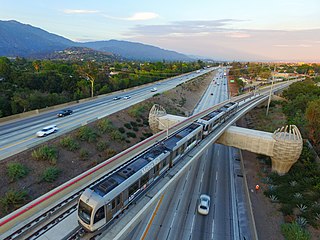 <span class="mw-page-title-main">A Line (Los Angeles Metro)</span> Light rail line in Los Angeles County, California