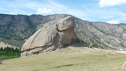 The Turtle Rock in Gorkhi-Terelj National Park