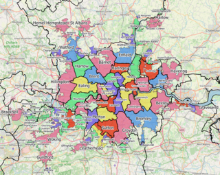 Greater London Built-up Area Conurbation in south-east England