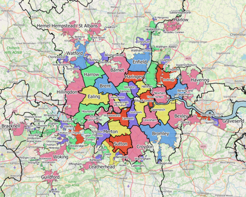 A labelled map of the Greater London Built-up Area with administrative borders GreaterLondonBUA2011.png