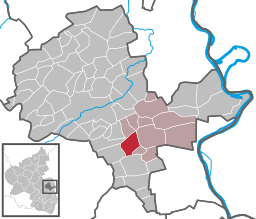 Läget för Gundersheim i Landkreis Alzey-Worms