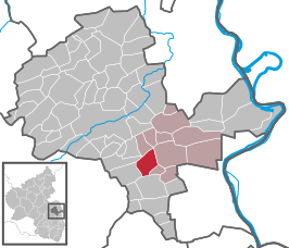 Kaart van Gundersheim
