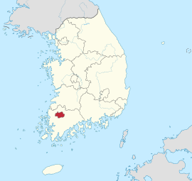 Gwangju-gwangyeoksi in South Korea.svg