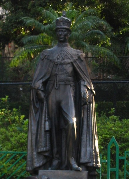 Bronze statue of King George VI