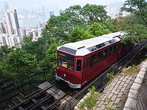 HK 香港 VP 維多利亞山頂 Victoria Peak Tram 白加道 Barker Road stop April 2020 SSG 07.jpg
