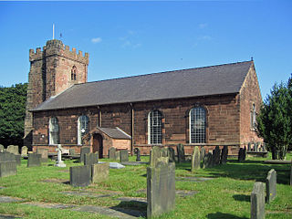 St Marys Church, Hale Church in Cheshire, England