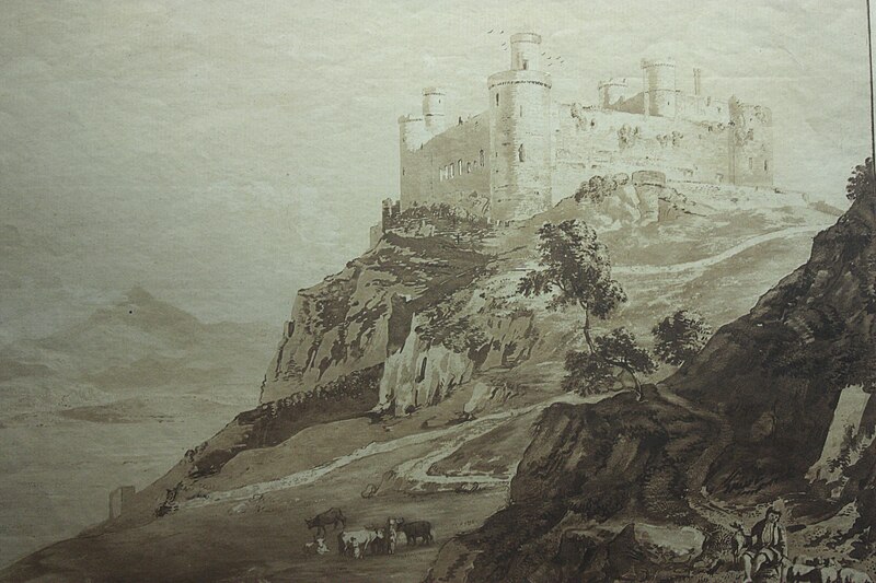 File:Harlech Castle by Paul Sandby 1776.JPG