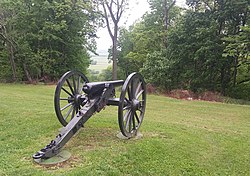 Harpers Ferry, gun on Bolivar Heights.jpg