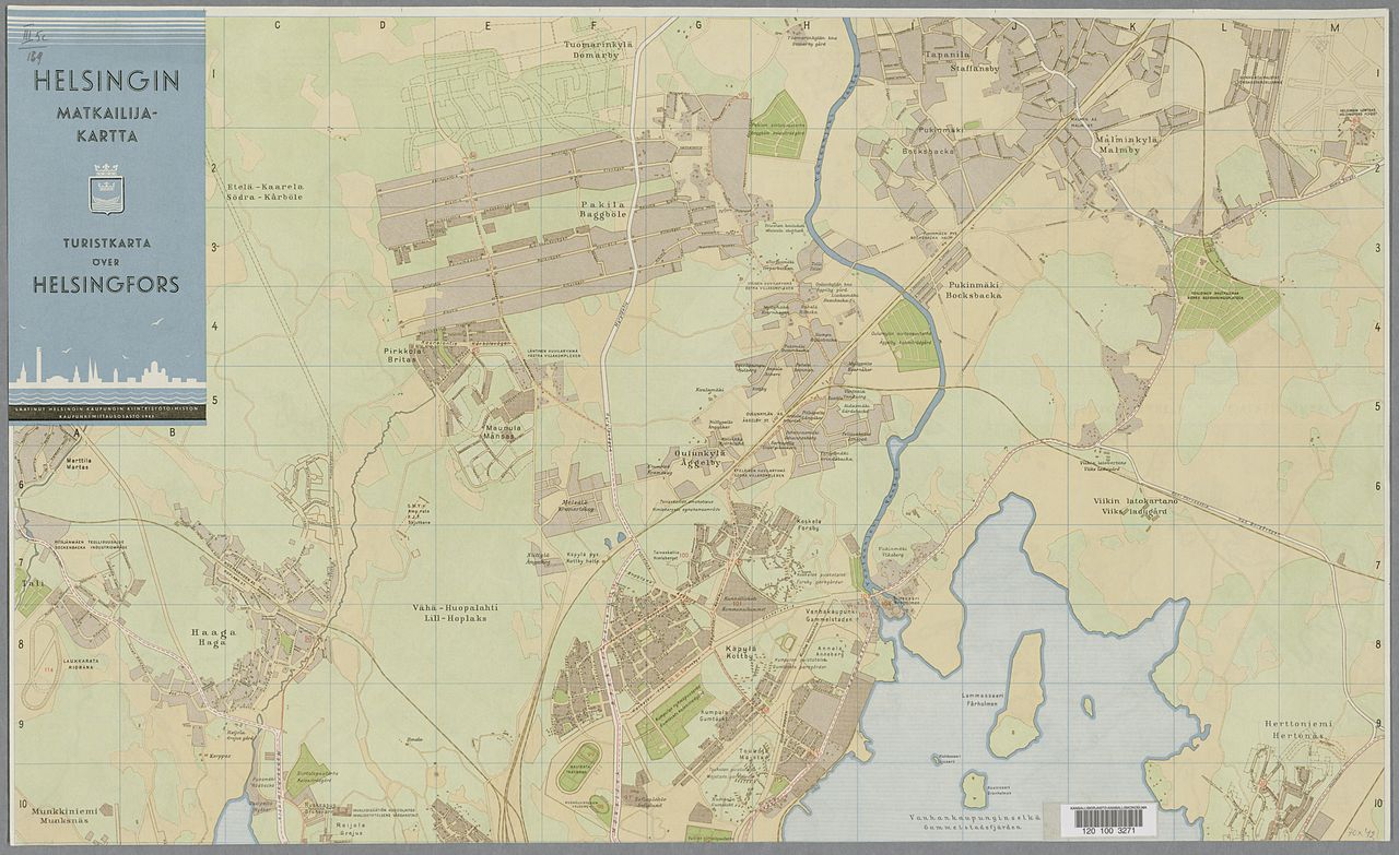 kartta pukinmäki File:Helsingin matkailijakartta 1940.   Wikimedia Commons kartta pukinmäki