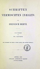 Schriften vermischten Inhalts, 1895