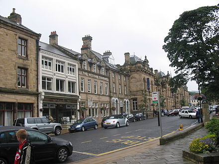 Beaumont Street in Hexham with the Courant offices