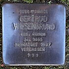 Hochheim am Main Stolperstein Friedrich-Ebert-Straße 18 Gertrud Wiesengrund.jpg