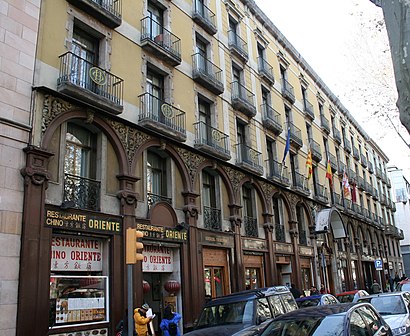 Com arribar a Hotel Oriente amb transport públic - Sobre el lloc