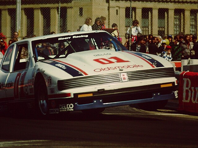 Robin McCall in the Hoerr Racing GTO Oldsmobile (1987)