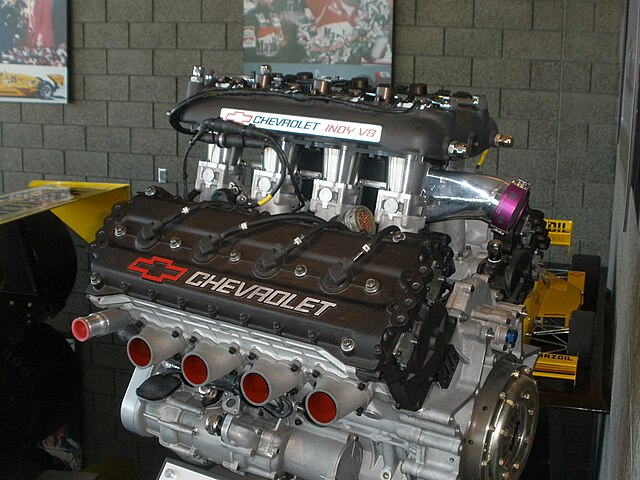 The Chevy Indy V-8 engine