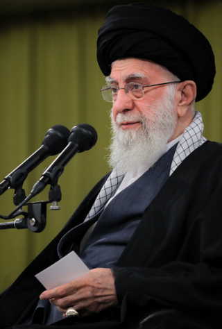 <span class="mw-page-title-main">Ali Khamenei</span> Supreme Leader of Iran since 1989