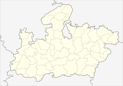 Бурханпур. Карта розташування: Мадх'я-Прадеш