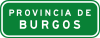 Indicador provincial español Burgos.svg