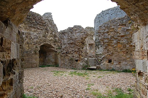 Inside Camber Castle - geograph.org.uk - 2359756