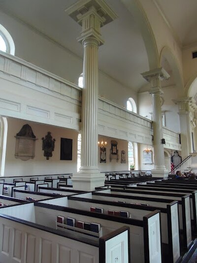 The church's interior in 2012