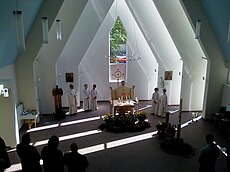 Interior of Old Catholic church in Hannover, Germany.jpg