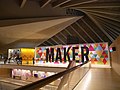 Interior of the Design Museum, Kensington.