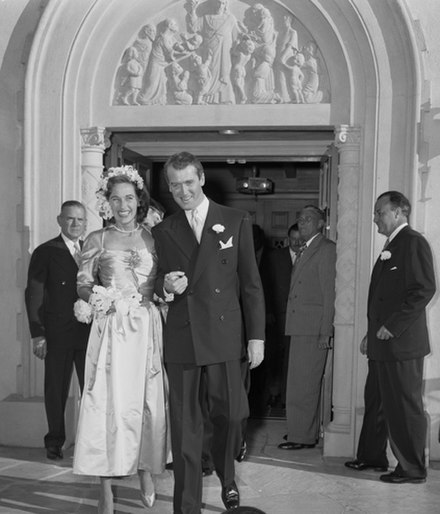 The Brentwood Presbyterian Church was the site of the wedding of actor James Stewart and Gloria H. McLean in 1949. Los Angeles Times