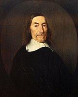 Portrait of Jacob de Witt (1589-1674) 1657. oil on panel medium QS:P186,Q296955;P186,Q106857709,P518,Q861259 . 75 × 61 cm (29.5 × 24 in). Dordrecht, Dordrechts Museum.