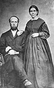 James and Ellen White, c. 1868.