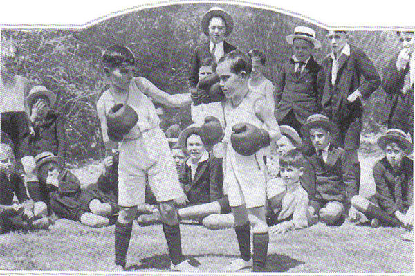 Junior Boxers at CBC (1933). Boxing was once a PSA Sport