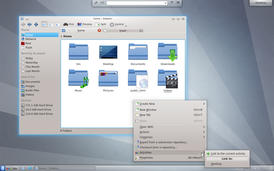Скриншот программы KDE Plasma 4