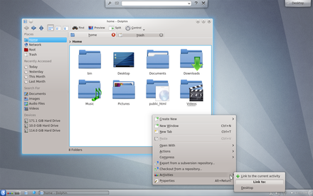 Kde plasma desktop