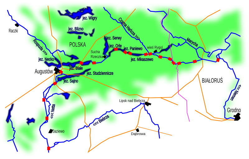 File:Kanał Augustowski mapa.svg