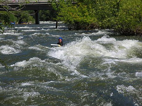 Riverboarding